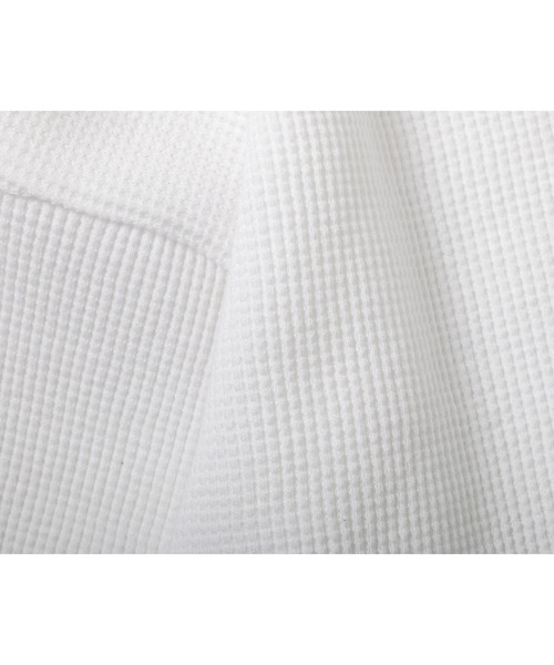 ROTAR（ローター）の「Basic Waffle LS Tee ベーシック ワッフルTシャツ（Tシャツ/カットソー・メンズ・ホワイト/ブラック・MEDIUM/X-LARGE/LARGE）」の4枚目の写真