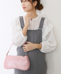 シアーフリル切り替えブラウス◆