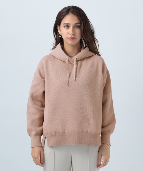BAYFLOW(ベイフロー)の「ニットプルパーカー(パーカー・レディース・ベージュ/ピンク/グリーン・SMALL/MEDIUM)」の18枚目の写真