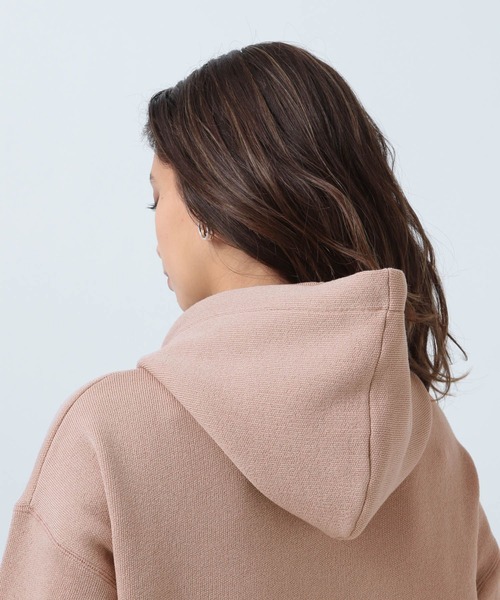 BAYFLOW(ベイフロー)の「ニットプルパーカー(パーカー・レディース・ベージュ/ピンク/グリーン・SMALL/MEDIUM)」の21枚目の写真