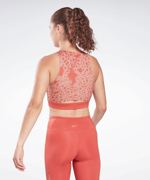 Reebok（リーボック）の「モダン サファリ ブラレット / Modern Safari Bralette（スポーツブラ・レディース・ブラック/レッド系その他・SMALL/MEDIUM/LARGE/X-LARGE/X-SMALL）」の3枚目の写真