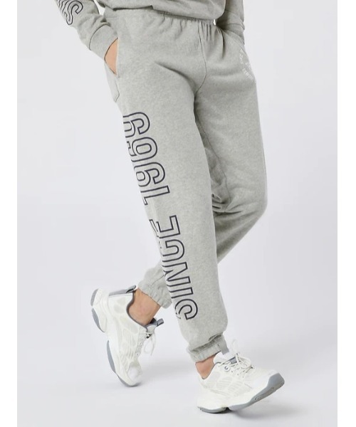 GAP（ギャップ）の「サークルGAPロゴ ジョガーパンツ (ユニセックス)（スウェットパンツ・メンズ・ブルー/ホワイト系その他/グレー・S/M/L/XS/XL/XXS）」の2枚目の写真