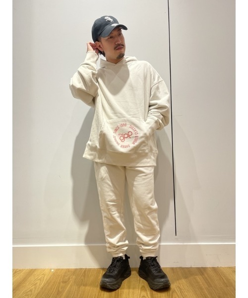 GAP（ギャップ）の「サークルGAPロゴ ジョガーパンツ (ユニセックス)（スウェットパンツ・メンズ・ブルー/ホワイト系その他/グレー・S/M/L/XS/XL/XXS）」の13枚目の写真