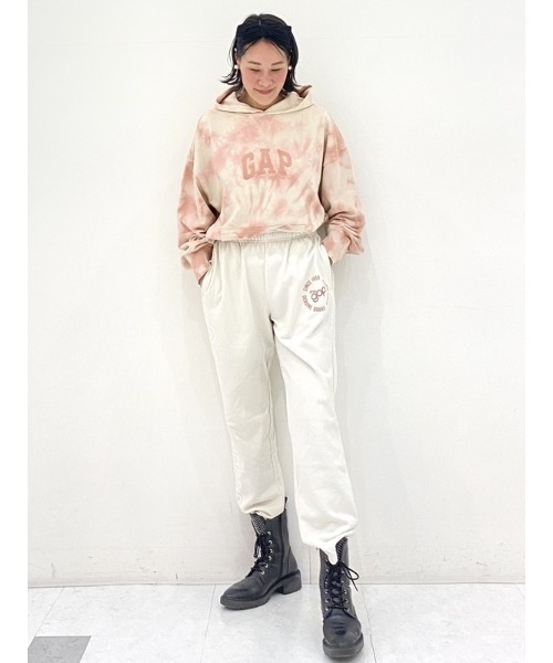 GAP（ギャップ）の「サークルGAPロゴ ジョガーパンツ (ユニセックス)（スウェットパンツ・メンズ・ブルー/ホワイト系その他/グレー・S/M/L/XS/XL/XXS）」の15枚目の写真