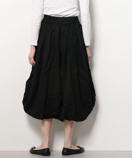 ubasoku（ウバソク）の「【ubasoku】リネン無地裏付バルーンパンツ（その他パンツ・レディース・ブラック・FREE）」の2枚目の写真