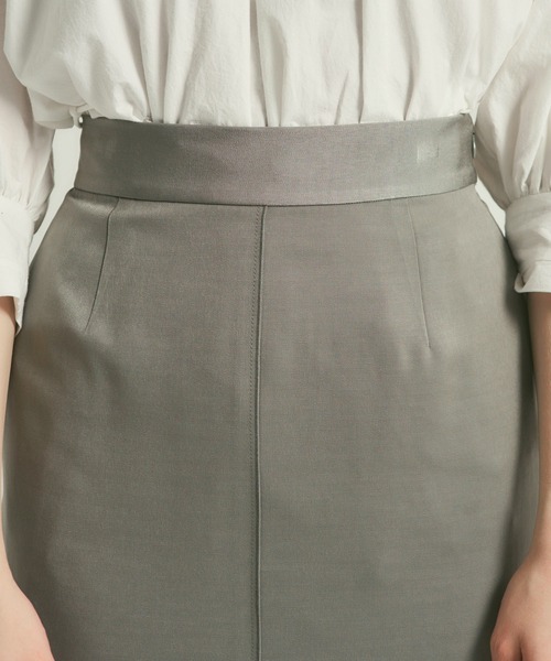 PUBLIC TOKYO(パブリックトウキョウ)の「サテンマーメイドスカート(スカート・レディース・ブラック/カーキ/イエロー・FREE)」の18枚目の写真