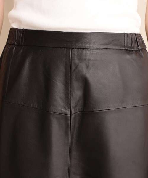 schott(ショット)の「Women's Schott/ショット/LEATHER SKIRT/ウィメンズ レザー スカート(スカート・レディース・ブラック・FREE)」の4枚目の写真