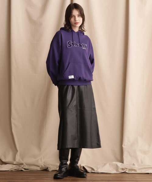schott(ショット)の「Women's Schott/ショット/LEATHER SKIRT/ウィメンズ レザー スカート(スカート・レディース・ブラック・FREE)」の7枚目の写真