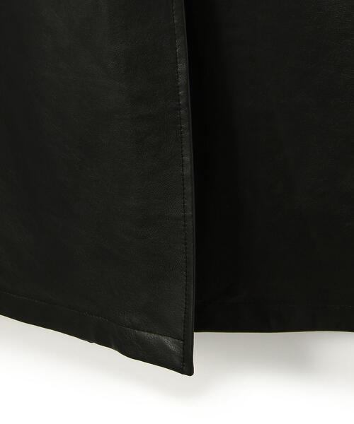 schott(ショット)の「Women's Schott/ショット/LEATHER SKIRT/ウィメンズ レザー スカート(スカート・レディース・ブラック・FREE)」の8枚目の写真
