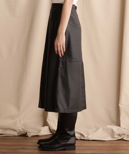 schott(ショット)の「Women's Schott/ショット/LEATHER SKIRT/ウィメンズ レザー スカート(スカート・レディース・ブラック・FREE)」の15枚目の写真
