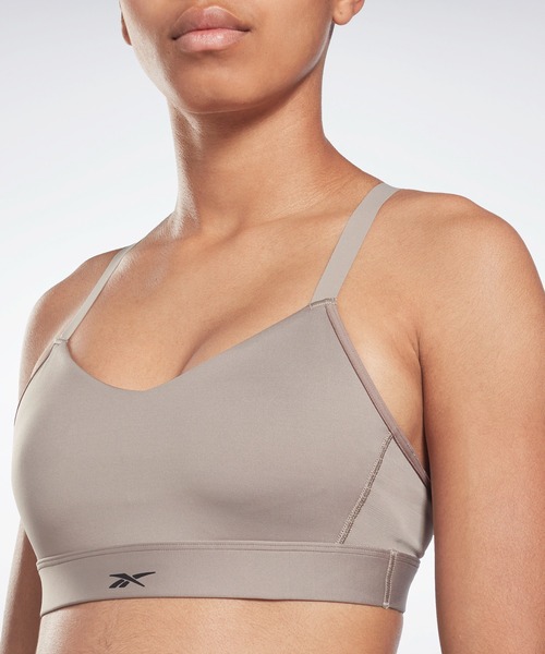 Reebok(リーボック)の「リーボック ラックス ストラップ スポーツブラ / Reebok Lux Strap Sports Bra / リーボック(スポーツブラ)」|ライトグレー