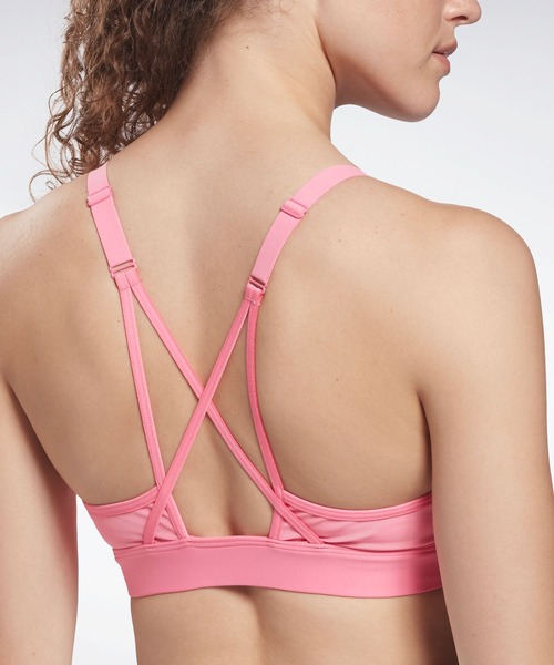 Reebok（リーボック）の「ラックス ストラップ スポーツブラ / Lux Strap Sports Bra（スポーツブラ・レディース・ブラック/ピンク/ライトグレー・SMALL/MEDIUM/LARGE/X-LARGE/X-SMALL）」の6枚目の写真