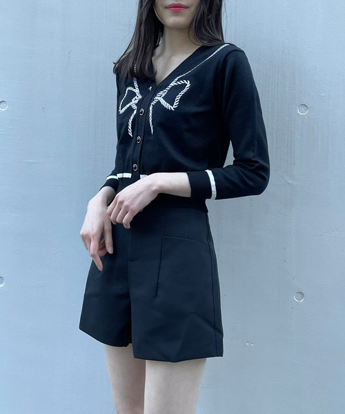 titty＆Co. PETIT（ティティアンドコープティ）の「【titty&Co.PETIT】ポケットショーパン（その他パンツ・レディース・ブラック/ベージュ・SMALL/MEDIUM）」の7枚目の写真