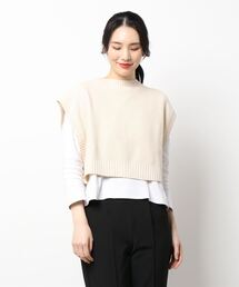 sango | バルキー鹿の子編ショートベスト(ベスト)