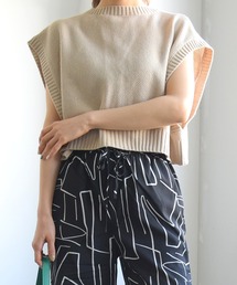 バルキー鹿の子編ショートベスト