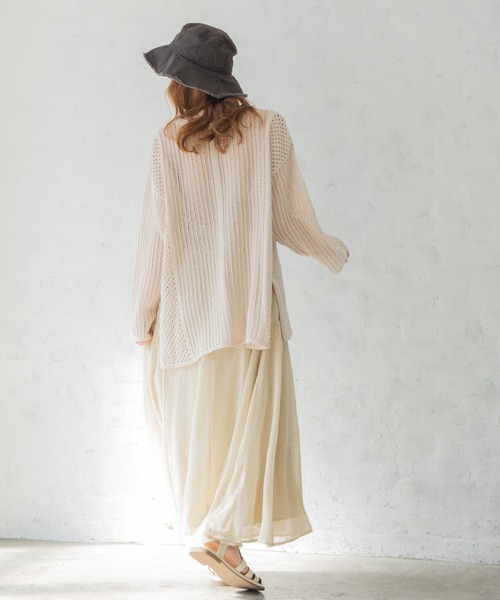 Crisp（クリスプ）の「フラワーシフォンフレアスカート（スカート・レディース・イエロー/ミント・FREE）」の21枚目の写真