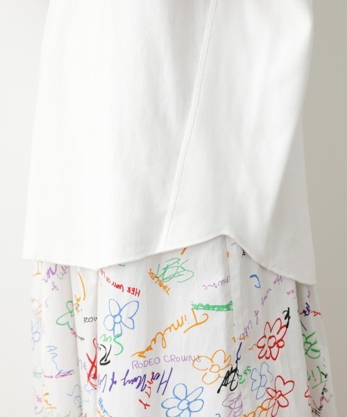 RODEO CROWNS WIDE BOWL（ロデオクラウンズワイドボウル）の「Championボリュームスリーブスウェットトップス（スウェット・レディース・パープル系その他/ホワイト系その他/グリーン系その他/ブルー系その他3・FREE）」の9枚目の写真