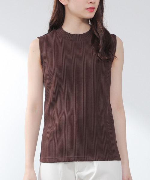 Honeys（ハニーズ）の「ハイネックテレコタンク（タンクトップ）」 - WEAR