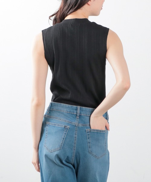 Honeys（ハニーズ）の「ハイネックテレコタンク（タンクトップ）」 - WEAR