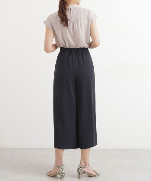 NATURAL BEAUTY BASIC(ナチュラルビューティーベーシック)の「メタルポイントボウタイブラウス(シャツ/ブラウス・レディース・ブラック/ベージュ/オフホワイト・マルチサイズ)」の18枚目の写真