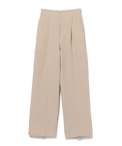 Demi-Luxe BEAMS(デミルクス ビームス)の「Demi-Luxe BEAMS / リネン ワイドパンツ(その他パンツ・レディース・ブラック/ナチュラル・38/36/34)」の12枚目の写真