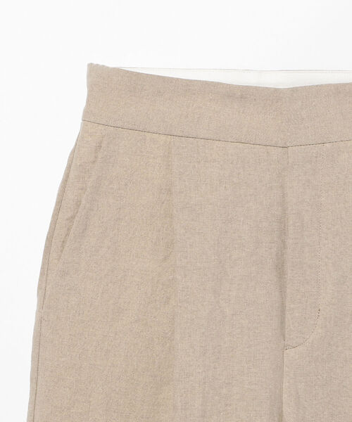 Demi-Luxe BEAMS(デミルクス ビームス)の「Demi-Luxe BEAMS / リネン ワイドパンツ(その他パンツ・レディース・ブラック/ナチュラル・38/36/34)」の13枚目の写真