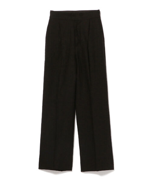 Demi-Luxe BEAMS(デミルクス ビームス)の「Demi-Luxe BEAMS / リネン ワイドパンツ(その他パンツ・レディース・ブラック/ナチュラル・38/36/34)」の18枚目の写真