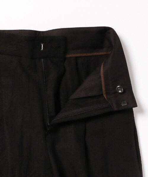Demi-Luxe BEAMS(デミルクス ビームス)の「Demi-Luxe BEAMS / リネン ワイドパンツ(その他パンツ・レディース・ブラック/ナチュラル・38/36/34)」の19枚目の写真