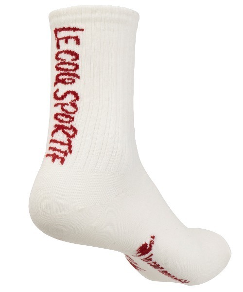le coq sportif(ルコックスポルティフ)の「【池田エライザコラボ】ソックス メンズ レディース ユニセックス アクセサリー 小物 ソックス 靴下 スポーツウェア(ソックス/靴下・レディース・ホワイト/イエロー・25-27/22-24)」の10枚目の写真