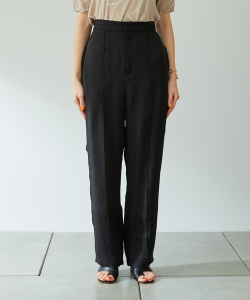 COLLAGE GALLARDAGALANTE（コラージュガリャルダガランテ）の「しとやかなこなれ感/シアーパンツ/手洗い可（その他パンツ・レディース・ブラック/ピンク・FREE）」の11枚目の写真