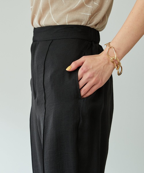 COLLAGE GALLARDAGALANTE（コラージュガリャルダガランテ）の「しとやかなこなれ感/シアーパンツ/手洗い可（その他パンツ・レディース・ブラック/ピンク・FREE）」の15枚目の写真