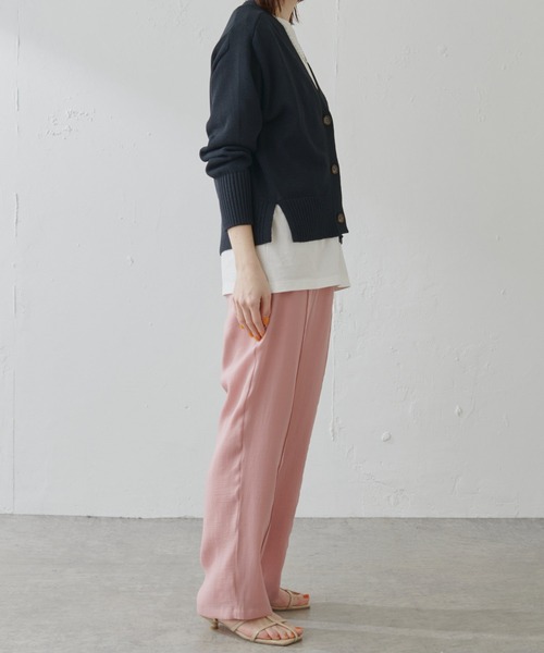 COLLAGE GALLARDAGALANTE（コラージュガリャルダガランテ）の「しとやかなこなれ感/シアーパンツ/手洗い可（その他パンツ・レディース・ブラック/ピンク・FREE）」の19枚目の写真