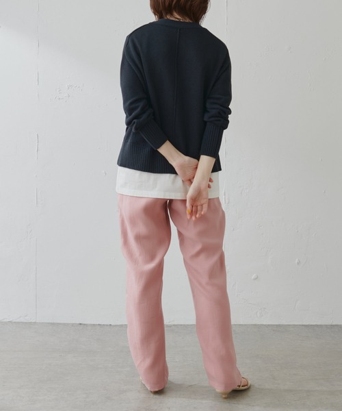 COLLAGE GALLARDAGALANTE（コラージュガリャルダガランテ）の「しとやかなこなれ感/シアーパンツ/手洗い可（その他パンツ・レディース・ブラック/ピンク・FREE）」の21枚目の写真