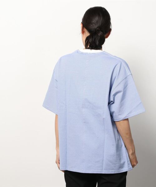 SMITH'S（スミス）の「[SMITH'S/スミス] 別注 ペインターポケットＴシャツ（Tシャツ/カットソー・レディース・グレー/ブルー/ホワイト/ネイビー・S/M/L）」の17枚目の写真