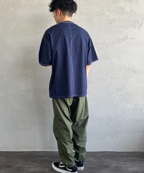 SMITH'S（スミス）の「[SMITH'S/スミス] 別注 ペインターポケットＴシャツ（Tシャツ/カットソー・レディース・グレー/ブルー/ホワイト/ネイビー・S/M/L）」の16枚目の写真