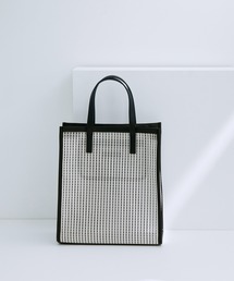 【PC・A4対応】メッシュスクエアトートバッグ