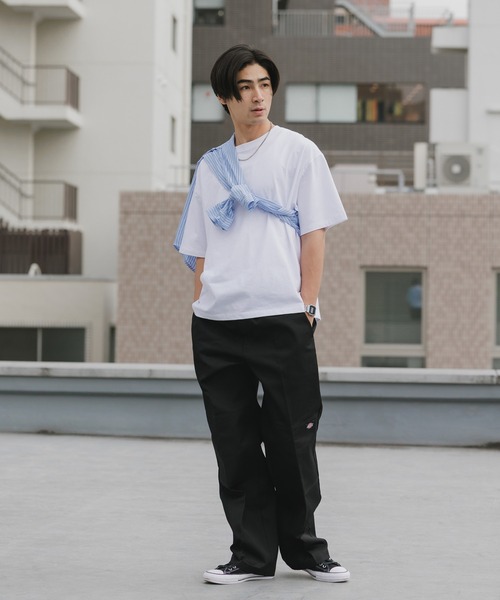 セール】Dickies/ディッキーズ LOOSE FIT ダブルニー センタープレス