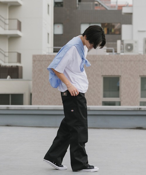 セール】Dickies/ディッキーズ LOOSE FIT ダブルニー センタープレス