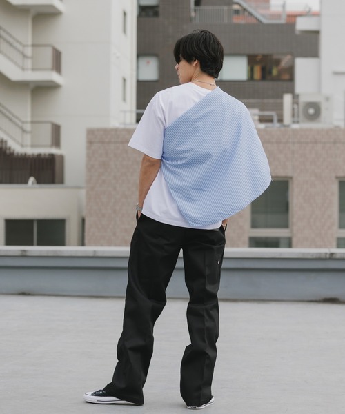 セール】Dickies/ディッキーズ LOOSE FIT ダブルニー センタープレス