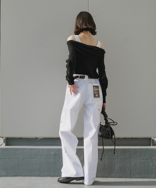 セール】Dickies/ディッキーズ LOOSE FIT ダブルニー センタープレス