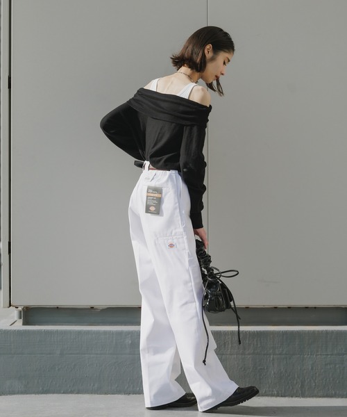 セール】Dickies/ディッキーズ LOOSE FIT ダブルニー センタープレス