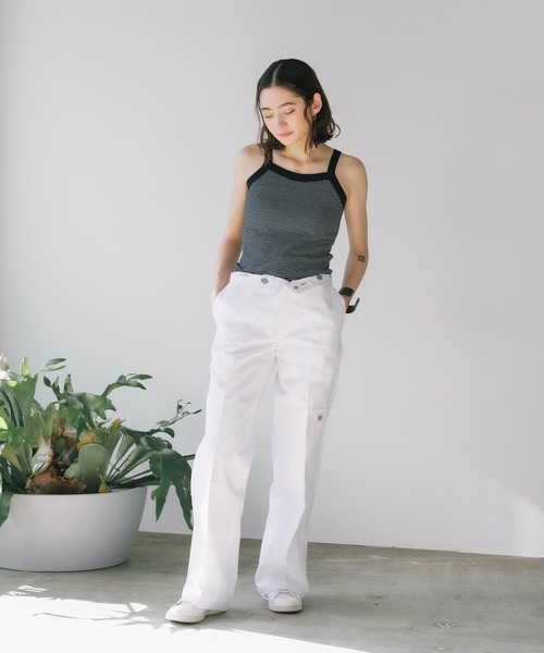 【人気No.1】 LOOSE セール】Dickies/ディッキーズ FIT センター ダブルニー パンツ