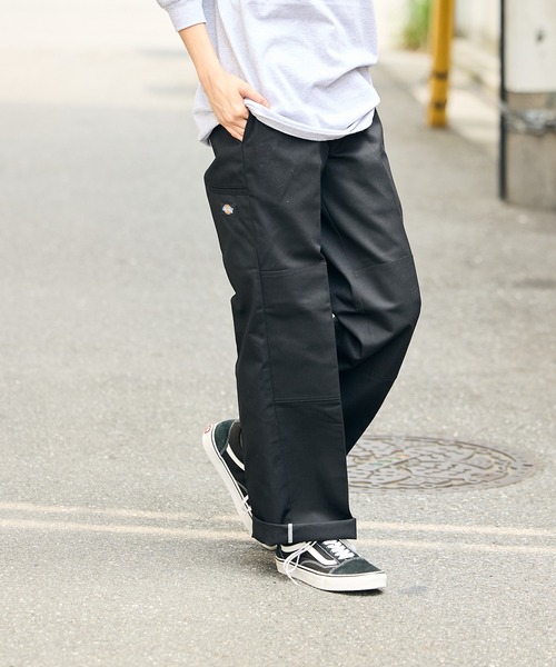 ＧＷ限定 Dickies ダブルニー ペインターパンツ ブラック 32×30 Dickies ディッキーズ パンツ メンズ ツウィル ダブルニー