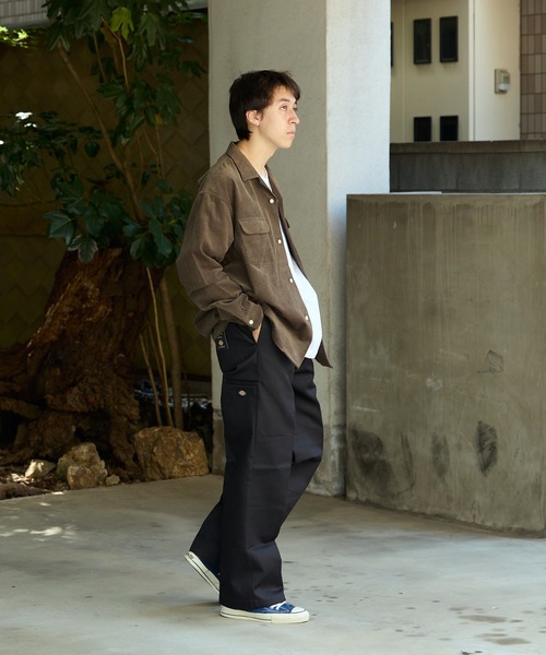 セール】Dickies/ディッキーズ LOOSE FIT ダブルニー センタープレス