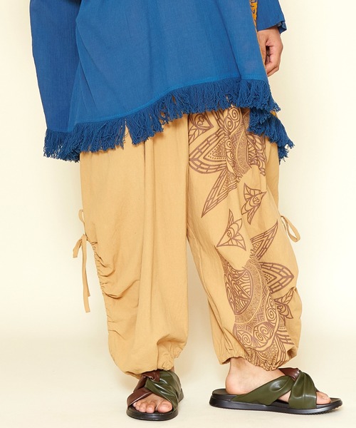 チャイハネ（チャイハネ）の「【チャイハネ】スキナド変形MEN'Sワイドパンツ（その他パンツ・メンズ・ブラック/ベージュ/ブラウン/グレー/ブルー系その他/オレンジ系その他/ホワイト/カーキ/グレー系その他/マスタード/ネイビー・FREE）」の6枚目の写真