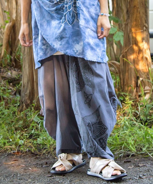 チャイハネ（チャイハネ）の「【チャイハネ】スキナド変形MEN'Sワイドパンツ（その他パンツ・メンズ・ブラック/ベージュ/ブラウン/グレー/ブルー系その他/オレンジ系その他/ホワイト/カーキ/グレー系その他/マスタード/ネイビー・FREE）」の3枚目の写真