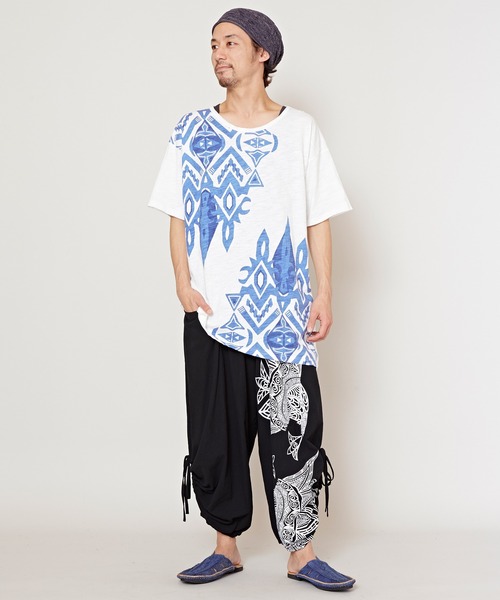 チャイハネ（チャイハネ）の「【チャイハネ】スキナド変形MEN'Sワイドパンツ（その他パンツ・メンズ・ブラック/ベージュ/ブラウン/グレー/ブルー系その他/オレンジ系その他/ホワイト/カーキ/グレー系その他/マスタード/ネイビー・FREE）」の14枚目の写真