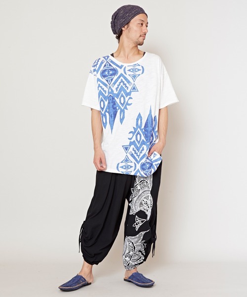 チャイハネ（チャイハネ）の「【チャイハネ】スキナド変形MEN'Sワイドパンツ（その他パンツ・メンズ・ブラック/ベージュ/ブラウン/グレー/ブルー系その他/オレンジ系その他/ホワイト/カーキ/グレー系その他/マスタード/ネイビー・FREE）」の15枚目の写真