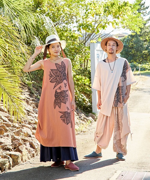 チャイハネ（チャイハネ）の「【チャイハネ】スキナド変形MEN'Sワイドパンツ（その他パンツ・メンズ・ブラック/ベージュ/ブラウン/グレー/ブルー系その他/オレンジ系その他/ホワイト/カーキ/グレー系その他/マスタード/ネイビー・FREE）」の13枚目の写真