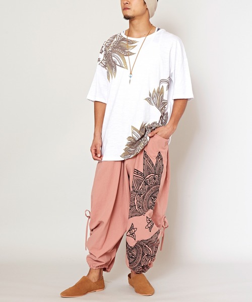 チャイハネ（チャイハネ）の「【チャイハネ】スキナド変形MEN'Sワイドパンツ（その他パンツ・メンズ・ブラック/ベージュ/ブラウン/グレー/ブルー系その他/オレンジ系その他/ホワイト/カーキ/グレー系その他/マスタード/ネイビー・FREE）」の21枚目の写真